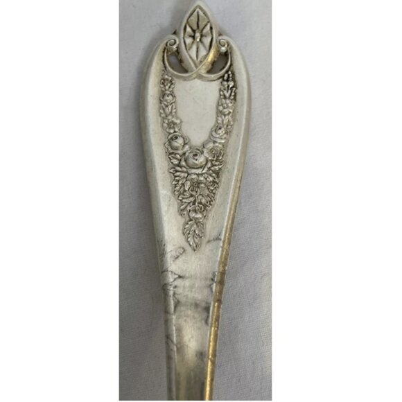 1847 Rogers Bros. XS Triple Mix lot Serving Spoon, Fork, Soup Spoon Silver Plate - Picture 5 of 15